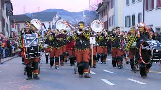 Gugge Sprengkommando Bütschwil am Umzug  Fasnacht Schmerikon 2020 [upl. by Zetneuq]