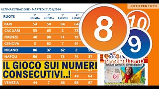 IL GIOCO SUI NUMERI CONSECUTIVI [upl. by Sundin]