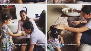 Mahesh Babu Daughter Sithara ties Rakhi to Gowtham [upl. by Keenan]