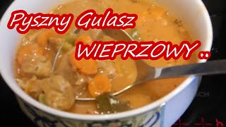 GULASZ WIEPRZOWY PRZEPIS Z MIĘSA WIEPRZOWEGO TRADYCYJNY z WARZYWAMI🧡💥Nr504 babciabozenkagotuje [upl. by Crudden]