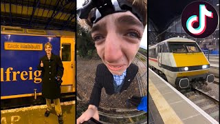 Best of Francis Bourgeois “train guy” Tiktoks Biggest Train Fan [upl. by Keavy]