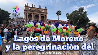 Lagos de Moreno y sus fiestas de agosto peregrinación del día 28 de julio de 2024 [upl. by Eshelman332]