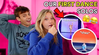 reacting to our first dance solos  shea and nicolette durazzo [upl. by Arreis]