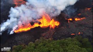 USGS Status Update of Kīlauea Volcano  May 22 2018 [upl. by Pachton]