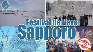 Festival de neve de Sapporo  Turismo no Japão [upl. by Roye]