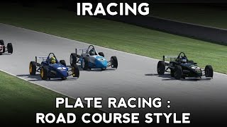 iRacing  Plate Racing  Road Course Style Skip Barber  Road America [upl. by Teri]