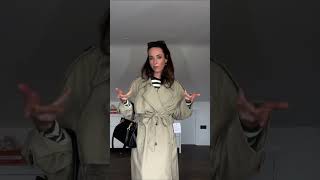 Help  do I keep trenchcoat ONE or TWO  Autumn Winter fashion coat tryon haul [upl. by Oner]