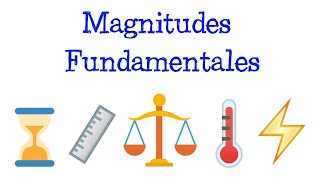 📏 Magnitudes Fundamentales 💡 Fácil y Rápido  FÍSICA [upl. by Cedar608]