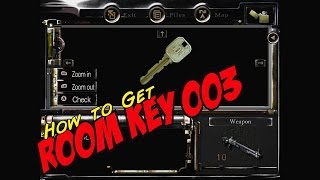 Resident Evil HD  How to Get Residence Key 003 Room 003 ChrisJill [upl. by Devin]