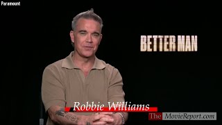 Robbie Williams BETTER MAN movie interviews Jonno Davies Michael Gracey  September 11 2024 4K [upl. by Anitsugua]