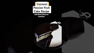 Cream Cheese Coconut Mousse amp Passion Fruit Curd Cake  Antithese Recipe luxurybaking cakerecipes [upl. by Slocum]