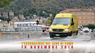 Esondazione del Lago di Como 16 novembre 2014 [upl. by Atla]