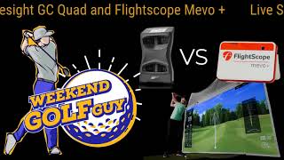 Live Simulated Golf Match  TGC2019 Foresight GC Quad and FlightScope Mevo [upl. by Ellenrahs]