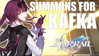 SUMMONS FOR KAFKA The Most Ridiculous Pulls Yet Honkai Star Rail [upl. by Esmeralda186]