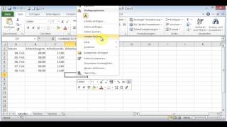 Excel 2010  Mehr als 24 Stunden mit Excel berechnenflv [upl. by Enoch]