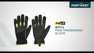 Portwest A771  PW3 Tradesman Glove  EN [upl. by Kitchen]