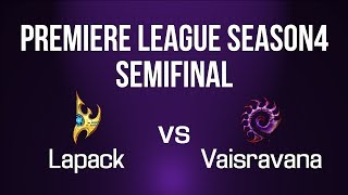 JCG SC2プレミアリーグ Season4 決勝リーグ 第1試合 LapackProtoss vs VaisravanaZerg [upl. by Rehpotsihc]