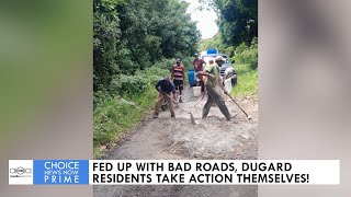 FED UP WITH BAD ROADS DUGARD RESIDENTS TAKE ACTION THEMSELVES [upl. by Alleuqram]