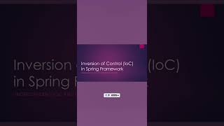 Spring boot interview question What is IOC in a 1 minute shorts shorts java springboot [upl. by Echo]