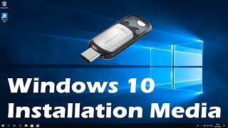 Create Offical Windows 10 Installation Media [upl. by Dahc]