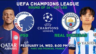 Paris SaintGermain Vs Real Sociedad  UEFA Champions League Round Of 16 1st Leg Match Preview [upl. by Anerok790]