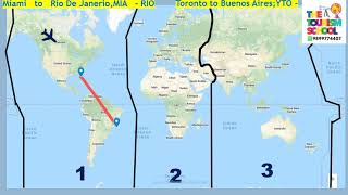 IATA Global Indicators  IATA  Air Ticketing Course Global Indicator GI Western Hemisphere WH [upl. by Airad]