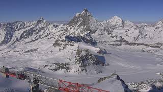 Webcam Zermatt  Matterhorn Glacier Paradise [upl. by Pippy]