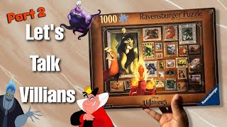 Part 2  Disney Villainous Scar Ravensburger Jigsaw Puzzle  and a discussion on our faves [upl. by Calen]