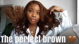 HOW TO ACHIEVE THIS CHESTNUT BROWN PERFECT HAIR COLOR FOR THE FALL  Ali Pearl Hair [upl. by Brana]