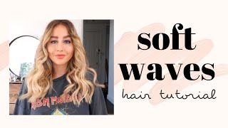 EVERYDAY HAIR TUTORIAL WITH BABYLISS SOFT WAVES WAND  sophie milner [upl. by Airetas]