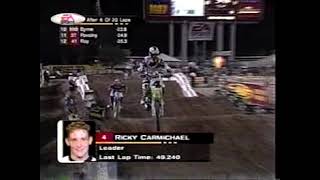 2001 Las Vegas 250cc Main Jeremy McGrath Vs Ricky Carmichael [upl. by Valina234]