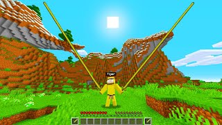 Playing With The LONGEST WEAPONS In Minecraft [upl. by Akihsar]