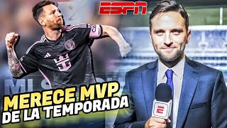 🚨 ESPNS DEPORTES REACCIONA Y SE RINDEN A LIONEL MESSI TRAS SALIR CAMPEÓN  ES EL MVP  🤫🐐 [upl. by Nikoletta]