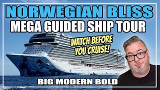 Norwegian Bliss Ship Tour  Walking Around a 1 Billion Dollar Cruise Ship [upl. by Armahs]