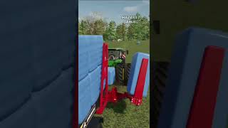 Self loading bale trailer  Farming Simulator 22 [upl. by Notsae]