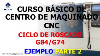 🛠️👨‍🔧33CURSO paso a paso de CENTRO MAQUINADO CNC fresadora maquinascnc training cnc cncprogram [upl. by Robyn]