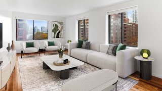 TOURING a SPACIOUS BATTERY PARK NYC CONDO w RIVER VIEWS  280 Rector Place 6EF  SERHANT Tour [upl. by Eidnahs]