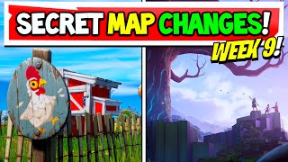 Fortnite Season 4 SECRET MAP CHANGES quotWeek 9quot  FINAL UPDATE v2240 [upl. by Rube]