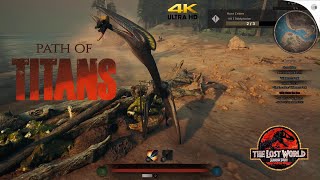 Taking Small Mammals  Adult Hatzegoteryx Path Of Titans Ps5 Gameplay Part 1 [upl. by Ehcropal]