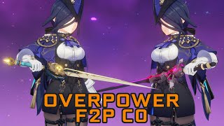 F2P DPS C0 Clorinde Iron Sting amp Festering Desire  Genshin Impact 47 Overpower Build [upl. by Enyamert310]