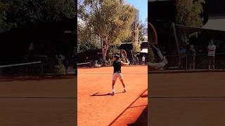 Francisco COMESAÑA en el CHALLENGER de BUENOS AIRES tenis argentina challenger deporte short [upl. by Sualocin]