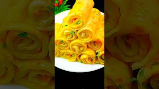 Hatir Dimer Roll Recipe shortsrecipe newcookingchannel bakingrecipes cakebaking [upl. by Ttennej]