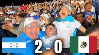 Honduras derrota México 20  Viví la experiencia en el Estadio Nacional [upl. by Soinski833]