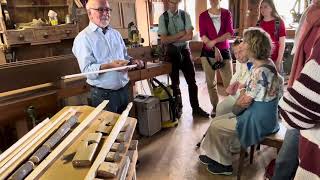 Swiss Alphorn makingdemonstration by Matthys Boehm Steffisburg Switzerland [upl. by Thirion]