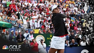 Lexi Thompson starts off 2023 Solheim Cup at Finca Cortesin in Spain  Golf Channel [upl. by Bradwell]