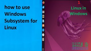 1 How to use Windows subsystem for Linux [upl. by Siekram]