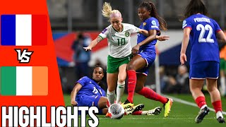 France vs Ireland  All Goals amp Highlights  Womens Euro Qualifiers  050424 [upl. by Allegna]