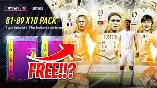 How to Pack Free Icons in Future Stars Swaps Packs [upl. by Lexie]