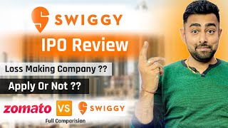 Swiggy IPO Review  Swiggy VS Zomato  Apply Or Not   Jayesh Khatri [upl. by Juliet]