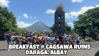 CAGSAWA RUINS DARAGA ALBAY BREAKFAST amp STROLLING niceplace [upl. by Ayila]